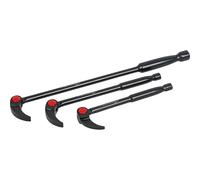 Neilsen 3pc 180 Degree Rotate with 14 Position Indexing Pry Bar Set 8” 10” 16”