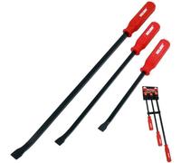 Neilsen 3Pc Pry Crow Lever Bar Set Wrecking Puller Tool 300 425 600mm Bars