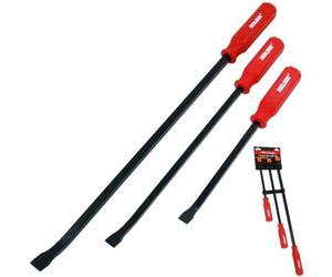 Neilsen 3Pc Pry Crow Lever Bar Set Wrecking Puller Tool 300 425 600mm Bars