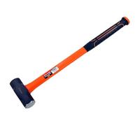 Neilsen 4lb Sledge Hammer with 55cm Fibreglass Handle, Total Length 60cm - Ideal for Demolition and Construction Work