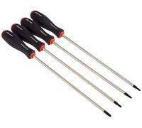 Neilsen 4PC 250MM Extra Long Star Torx Screwdriver Set (T15 T20 T25 T30), Silver