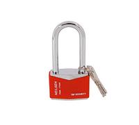 Neilsen 50mm Long Shackle Rhombic Chrome Plated Iron Padlock