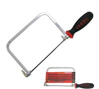 Neilsen 6" Coping / Fret Saw Soft Grip Handle Steel Metal Frame With 5 Blades