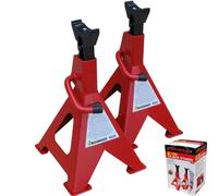 Neilsen CT0966 6 Ton Heavy Duty Axle Stands 395-605mm Height Range 310 x 265 x 460mm 12.9kg