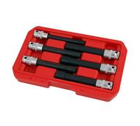 Neilsen 6Pc T-Star / E-Type Sockets Female Extra Long, E10-20 For Cylinder Head (Ct4019)