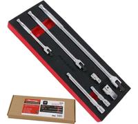 Neilsen 7Pc Flexi Head Knuckle Power Breaker Extension Bar Adaptor Wrench Set