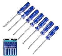 Neilsen 7pc Torx Long Star Screwdriver Set Acetate Handle T10 - T40