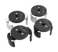 Neilsen Adjustable Oil Filter Wrench Set 4Pc Small & Large, Left & Right Handed (Ct4625)