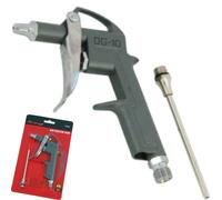 Neilsen CT2832 Air Blow Gun/Air Duster with 2 Nozzles | Die Cast Aluminium Body with Pistol Grip | 1/4 BSP Fitting