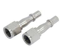 Neilsen Air Line Fittings Hose Compressor Tool Connector 1/4" Bsp Male 2Pc
