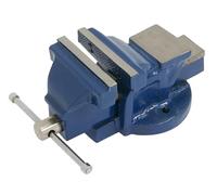 4" / 100 mm Cast Iron Fixed Base Bench Vice - Heavy Duty