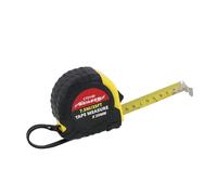 Neilsen CT0140-7.5M / 25ft Tape Measure with 25mm Blade | Rubber & Plastic Case | Positive Thumb Lock | Ideal for Carpentry, Construction & DIY Measuring Tasks