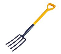 Neilsen CT0165 Border Fork - Polypropylene Shaft | Carbon Steel Head | Ideal for Border Soil Work and Garden Ground Preparation