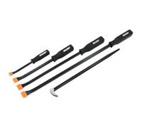 Neilsen CT0239 Pry Set with Black Handles Includes roll Head bar - Black (5-Piece)