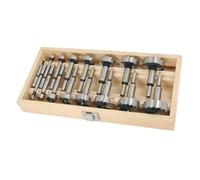 Neilsen CT0290 16pc Forstner Bit Set Carbon Steel Machine Ground Edge Wood Storage Case