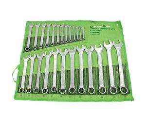 Neilsen CT0311 25pc Combination Spanner Set - Sizes: 6-32mm | Cold Stamped | Comes with Wallet | Ideal for Nut and Bolt Applications