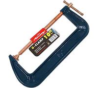 Neilsen CT0329 250mm/10in. Heavy Duty G-Clamp - Malleable Steel, Copper Plated Thread, Ideal for Woodwork & Metalwork