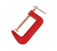 Neilsen CT0363 - Heavy Duty G-Clamp 4in / 100mm, Malleable Steel Frame with Copper Plated Thread, Hot Forged, Ideal for Woodwork, Metalwork and DIY