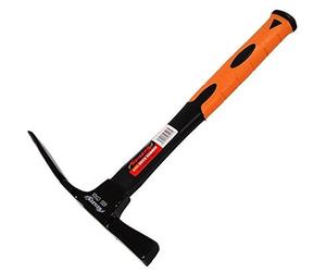 Neilsen CT0426 600g Masonry Hammer with Fibreglass Core and Cushion Grip Rubber Handle for Brick and Stone Work