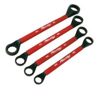 Neilsen CT0512 4pc Jumbo Ring Spanner Set - Dip Sleeve | Sizes 32x36, 36x41, 41x46, 46x50mm | Ideal for Fastening and loosening Nuts and Bolts