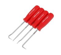 Neilsen CT0609 4-Piece Pick and Hook Set - Precision Tools for Wire Separation, Fuse Removal, O-Ring Extraction - Versatile Usage and Ergonomic Design