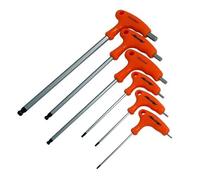 Neilsen CT0610 - 6pc T-Handle Ball End Hex Key Set | Sizes 2-8mm | Ideal for Fastening Hex Bolts & Screws in Hard-to-Reach Areas
