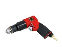 Neilsen CT0679 3/8in Reversible Air Drill 10mm Drill Size 1800rpm 6.2bar 1/4in Air Inlet 4cfm Air Consumption