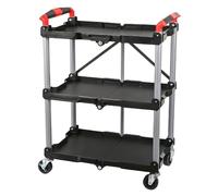 Tool Trolley Workshop Cart Storage Garage Workshop DIY 3 Tier Wheel Cart CT0681