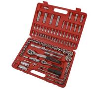 neilsen ct0697 Professional Quality Socket Tool Set - Silver (94-Piece)