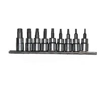 Neilsen CT0733 3/8 DR T10 - T55 Internal Male Torx Bit Star Socket Set - Silver