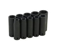 neilsen CT0814 1/2-Inch Drive Impact Socket Set - Silver (11-Piece)