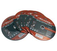 Neilsen CT0926 10pc Metal Cutting Discs - 230mm Diameter, 22mm Bore, Max 6400 RPM, 80m/s - Heavy-duty Cutting Wheels for Angle Grinders