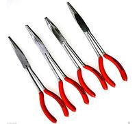NEILSEN TOOLS 4 Piece Long Reach Pliers 11" Long Handles, CT0962