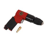 neilsen CT1086 3/8-Inch Keyless Reversible Air Drill - Red