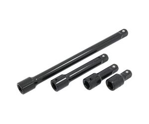 Neilsen CT1098 4pc Impact Extension Bar Set 1/2in Drive 2 3 5 10in 50 75 125 250mm Chrome Vanadium