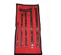 Neilsen CT1119 5pc Extra Long Ring Spanner Set 8 10 12 13 14 15 16 17 18 19mm Chrome Vanadium | Ideal for Easy Access to Confined Areas