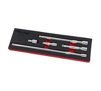 5 Piece 1/2" Drive Extension Bar Set Extra Long with Wobble END