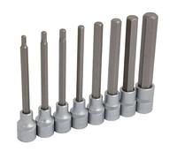 Hex Bit Set - 8 piece 1/2 drive Extra Long (Genuine Neilsen CT1275)