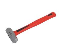 Neilsen CT1292 2lb Sledge Hammer - High Grade Steel Head, Fibreglass Shaft, Thermoplastic Rubber Grip