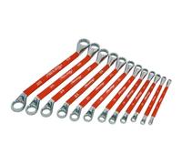 Neilsen 12Pc Soft Grip Double Offset Ring Spanner Set Metric Wrench Spanners