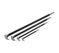 Neilsen CT1487 4pc Roll Head PryBar Set-150-500mm,Tapered Point,SlipperFoot