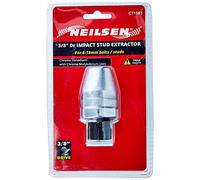 Neilsen CT1581 3/8in Drive Impact Stud Extractor Chrome Vanadium Chrome Molybdenum Jaws for 6-13mm Bolts Studs Ideal for Stud and Bolt Removal