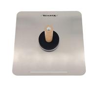 Neilsen CT1669 Plastering Hawk - Heavy Gauge Rolled Edge Aluminium Construction, 330mm x 330mm, with Detachable Soft-Grip Handle