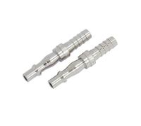 Neilsen Air Line Fittings Hose Compressor Tool Connector 3/8" Bsp 2Pc Hose Barb