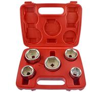 Neilsen CT1780-5pc 3/8in Dr Oil Filter Socket Set | Sizes 24mm, 27mm, 32mm, 36mm, 38mm