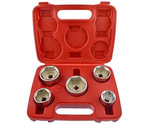 Neilsen CT1780-5pc 3/8in Dr Oil Filter Socket Set | Sizes 24mm, 27mm, 32mm, 36mm, 38mm