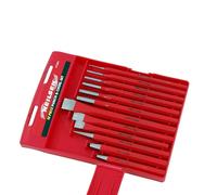 Neilsen CT1821 12-Piece Punch and Chisel Set - CRV Steel, Includes 10mm, 12mm, 16mm Chisels and 1.5mm to 8mm Punches