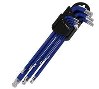 9 Piece Extra Long HEX/Allen Keys - Magnetic Tips 1.5MM - 2MM - 2.5MM - 3MM - 4MM - 5MM - 6MM - 8MM - 10MM