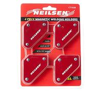 Neilsen CT1930 4pc Magnetic Welding Holders - 45°/90°/135° Angles - Supports Up to 10lb Weight - Welding Aids for Precision and Stability