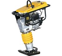 Neilsen CT2026 Petrol Tamping Rammer 196cc 6.5Hp 13.7Kn Impact Force 640-680p/m 85mm Stroke 345x285mm Plate 2.8L Fuel Tank with Trolley Wheel